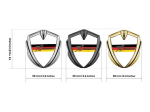 Hamann Abzeichen Selbstklebend Luxus Design Glänzendes Metall